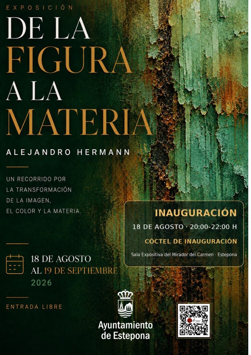 20260814_Otros_CARTEL EXPOSICIÓN DE LA FIGURA A LA MATERIA - ALEJANDRO HERMANN